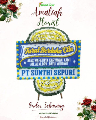 Papan Bunga Duka di Beraim
